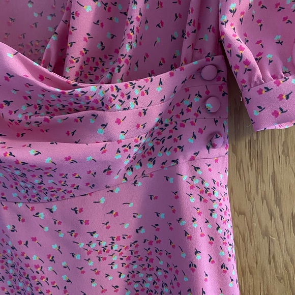 NWT Pink, Kate Spade faux wrap mini dress - Picture 4 of 4